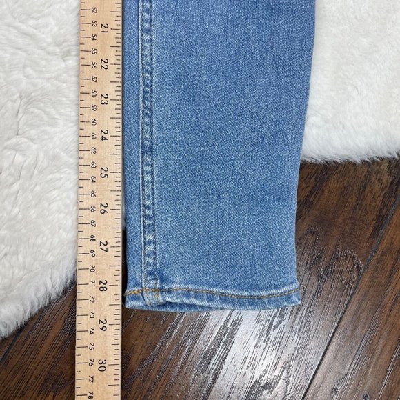 Old Navy Jeans 4 Rockstar Super Skinny High-Rise Light Wash Ripped Stretch Women - Picture 9 of 11